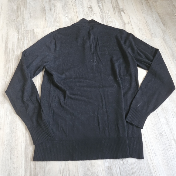 Smartwool Men's Black Wool 1/4 Zip Zip-Up Sweater Medium - Picture 7 of 7